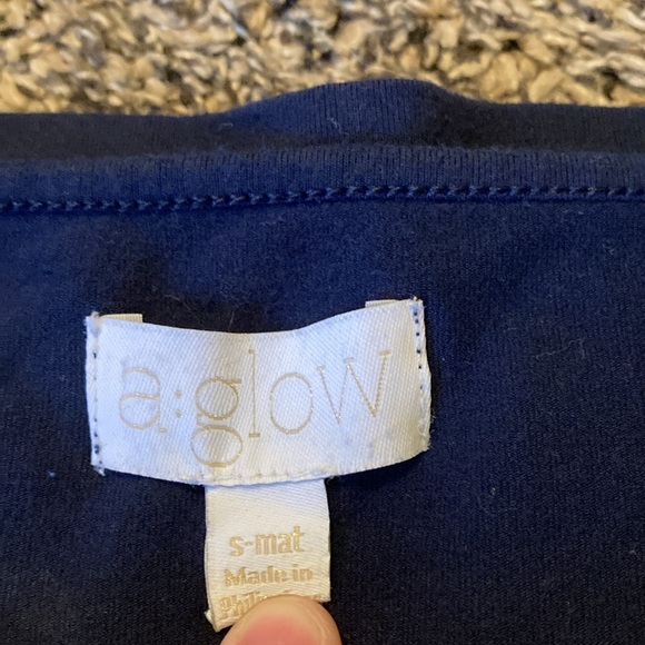 A:Glow Blue Maternity Dress Small - Picture 2 of 2